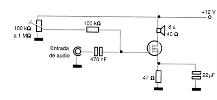 Figura 10 - Amplificador de audio
