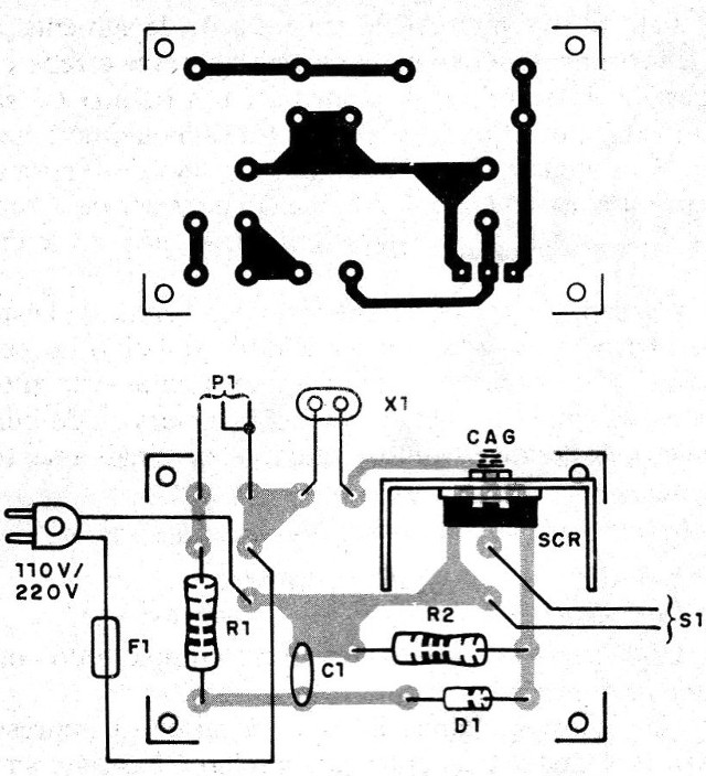   Figura 4 - Placa para el montaje
