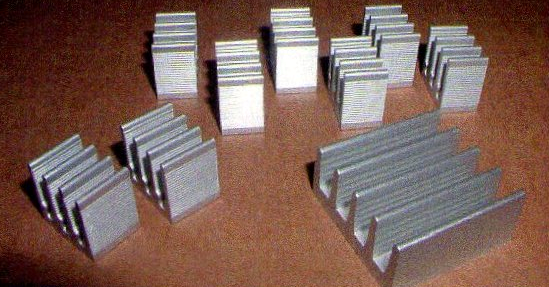 Figura 16   -  Tipos de disipadores
