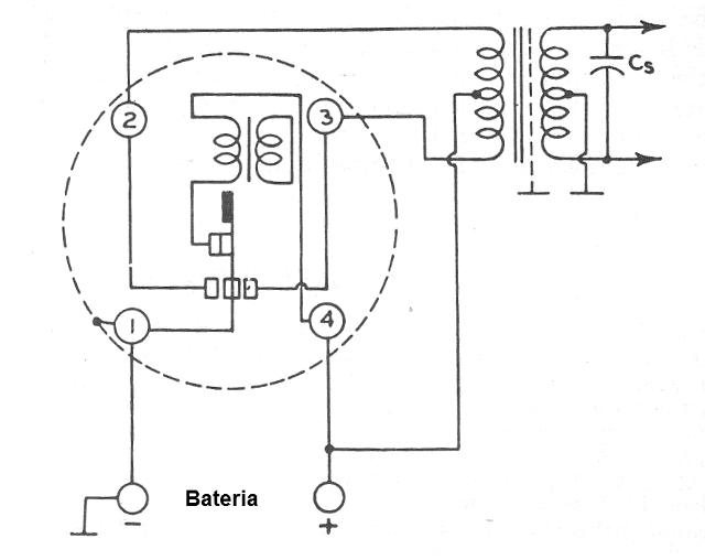 Figura 1 - Vibrador tipo interruptor.
Figura 1 - Vibrador tipo interruptor.