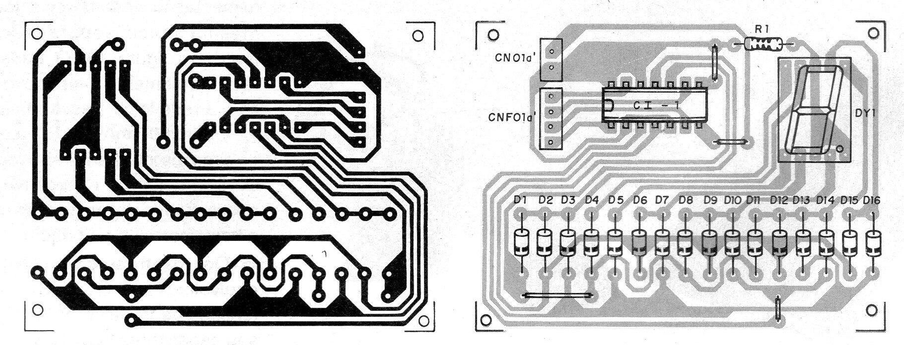    Figura 11 - Placa para el circuito del display
