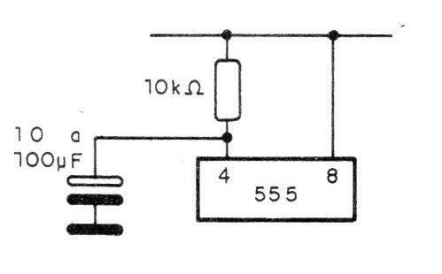 Figura 5 - Circuito de reset en la partida
