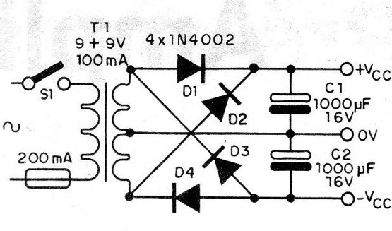 Figura 5 - Fuente para el circuito
