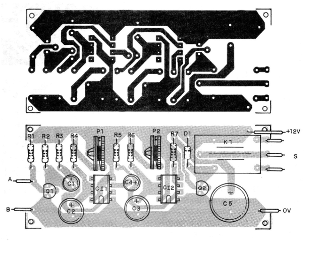 Figura 4 - Placa de circuito impreso para el montaje
