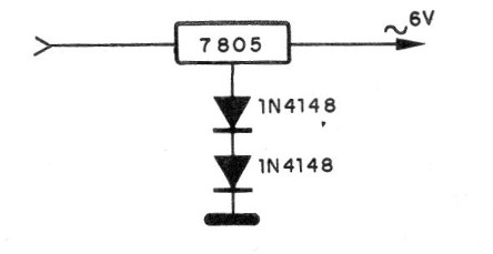    Figura 9 - Uso de un 7805
