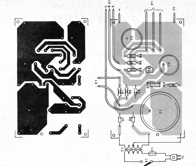  Figura 2 - Placa de circuito impreso para el montaje
