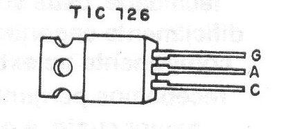 Figura 7 - Pinos del SCR

