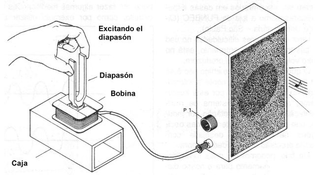 Figura 5 - probando el diapasón
