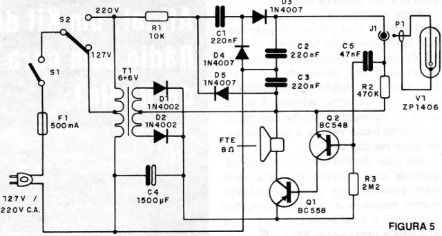 Figura 5 - Diagrama del circuito 1
Figura 5 - Diagrama del circuito 1