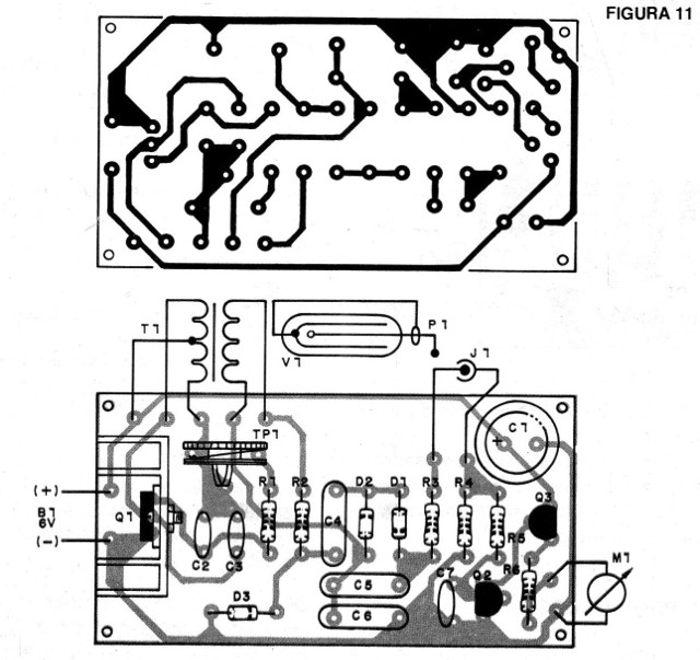 Figura 11 - Placa para el circuito 3
Figura 11 - Placa para el circuito 3