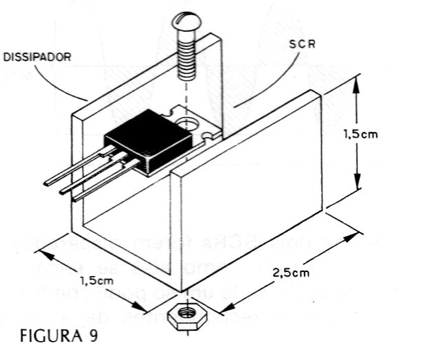 Figura 9 - Montaje en disipador
