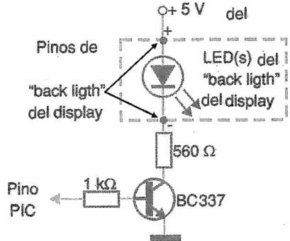 Figura 6 - Drive para backlight. 
