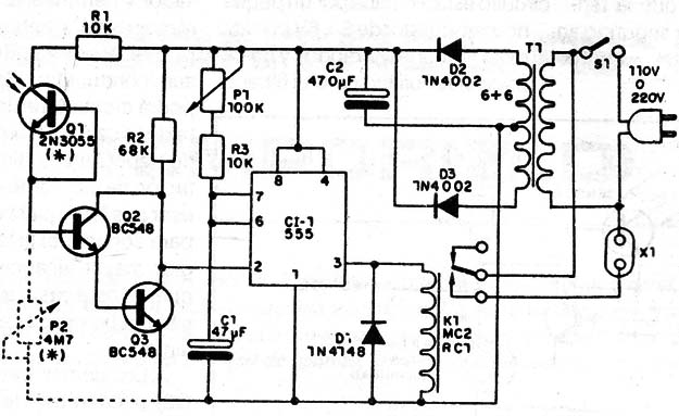 Diagrama completo del aparato.
Diagrama completo del aparato.