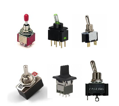 Figura 32 - interruptores simples y múltiples (llaves) que se encuentran en los dispositivos electrónicos.
Figura 32 - interruptores simples y múltiples (llaves) que se encuentran en los dispositivos electrónicos.