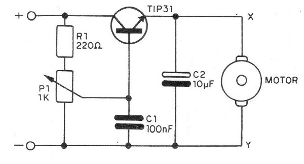 Figura 8- Control por transistor
Figura 8- Control por transistor