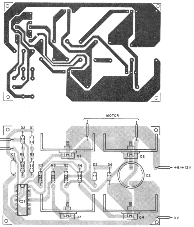 Figura 2 - Placa de circuito impreso para el montaje
