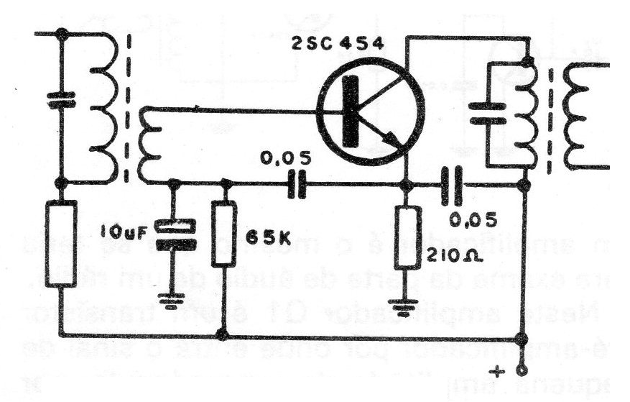 Figura 3: una etapa amplificadora
Figura 3: una etapa amplificadora
