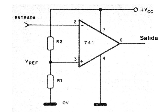Figura 1 - El comparador de tensión
Figura 1 - El comparador de tensión
