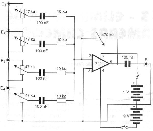 Mezclador con el 741 (CIR2446aS)