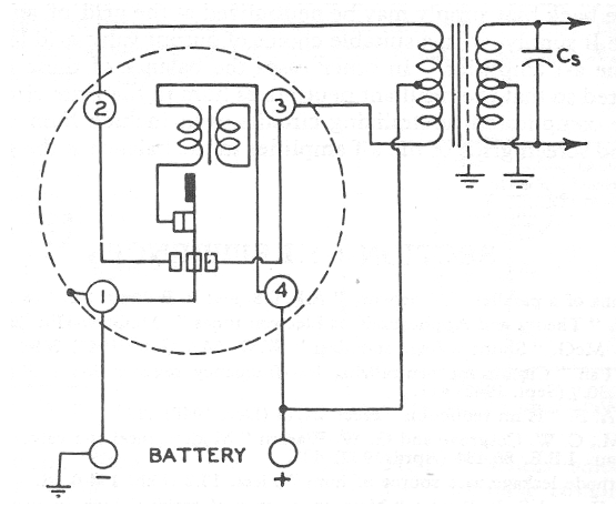 Figura 1- Vibrador tipo interruptor.
Figura 1- Vibrador tipo interruptor.