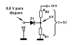 Figura 4 – Disparando el transistor de Unijuntura
Figura 4 – Disparando el transistor de Unijuntura
