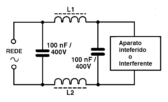    Figura 23 - Un filtro para controles de potencia
