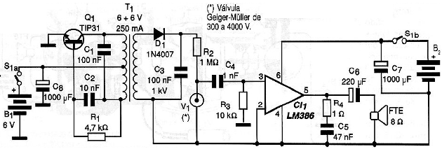 Figura 17 – El transistor debe estar equipado con un radiador de calor pequeño

