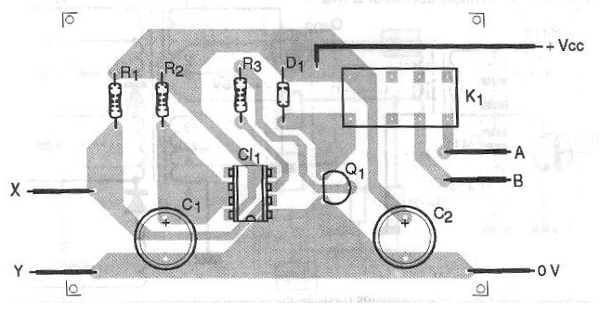 Figura 2 – Un montaje completo de un circuito electrónico 
