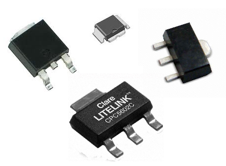 Figura 30 – Transistores de potencia SMD
Figura 30 – Transistores de potencia SMD