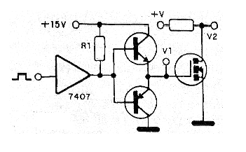      Figura 15 – Circuito de excitación TTL
