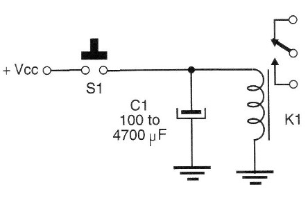 Figura 1 - Circuito de relé temporizado
