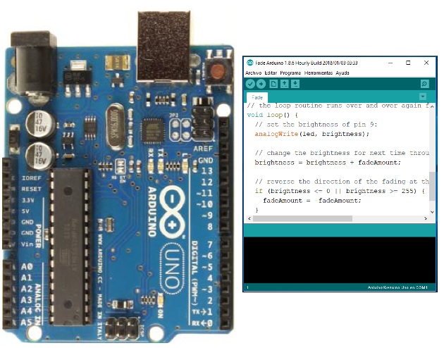 Figura 1. Targeta de desarrollo Arduino Uno
