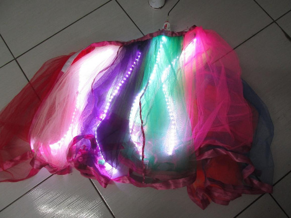 Figura 7- Diseño Shine Skirt encendido (Fuente: propia)
Figura 7- Diseño Shine Skirt encendido (Fuente: propia)