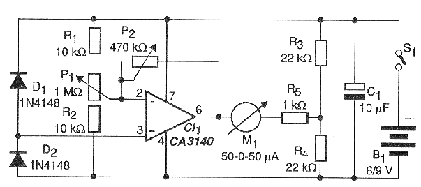 Figura 5 - Diagrama completo del detector.
Figura 5 - Diagrama completo del detector.