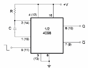 Monoestable con el 4098 2
Monoestable con el 4098 2