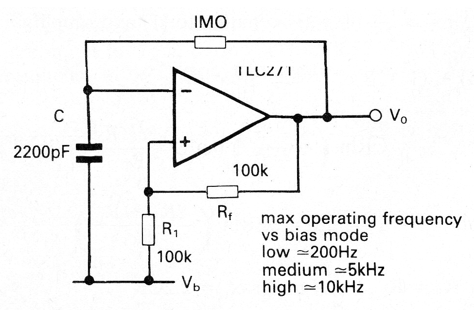 Astable TLC271
Astable TLC271