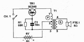 Oscilador Hartley con Altavoz
Oscilador Hartley con Altavoz