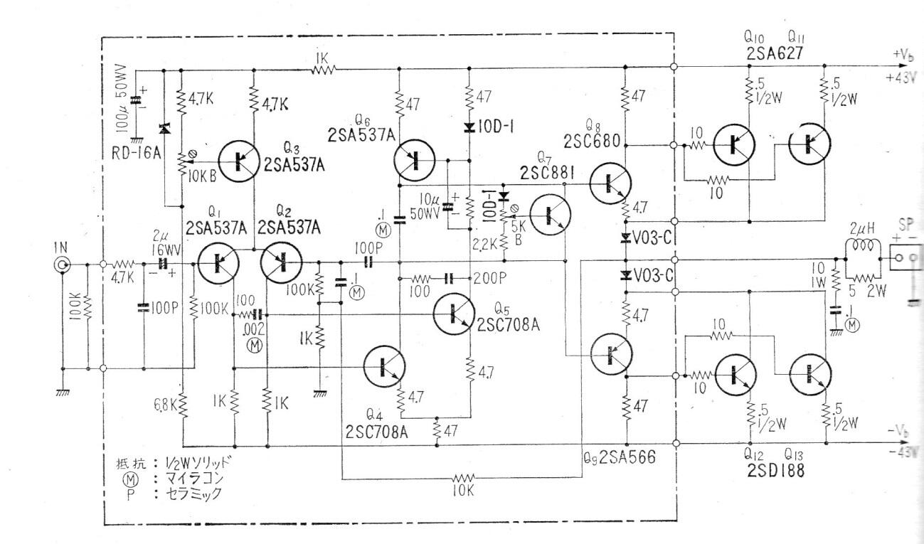 Amplificador Transistorizado de 80 W
Amplificador Transistorizado de 80 W