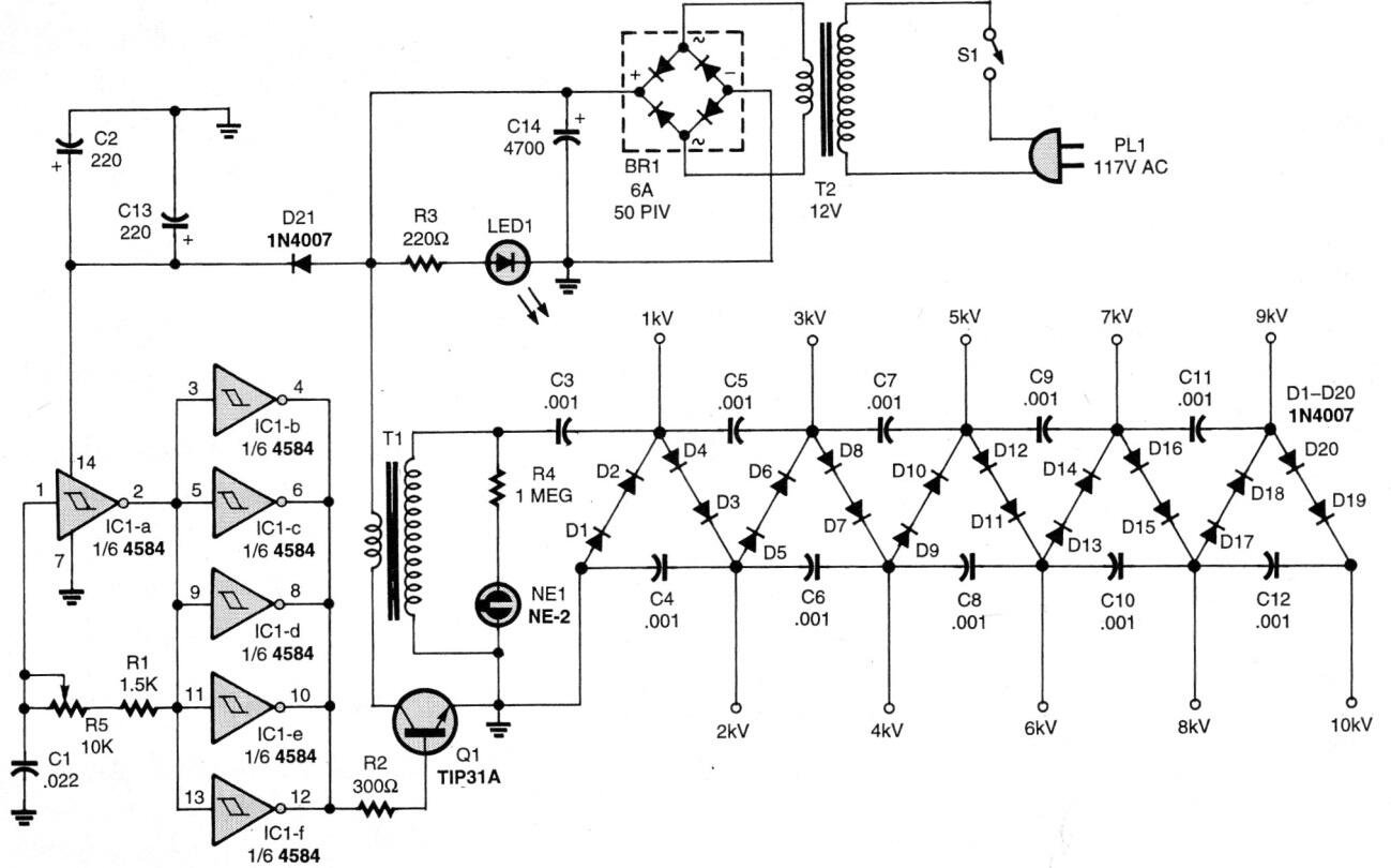 Fuente hasta 10 kV
Fuente hasta 10 kV