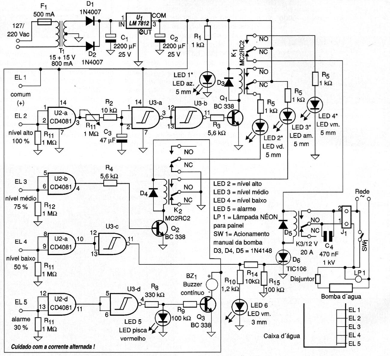 Control Automático para Bomba de agua
Control Automático para Bomba de agua