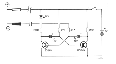 Probador de Continuidad Astable
Probador de Continuidad Astable