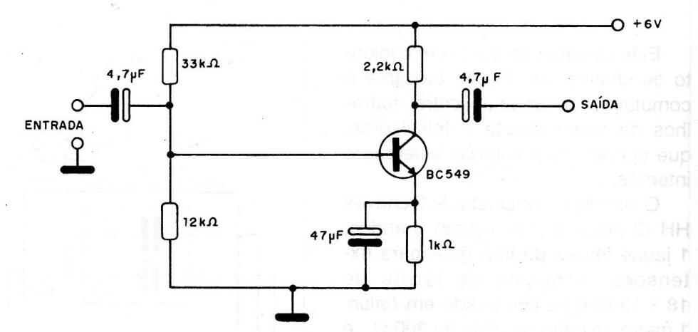 Preamplificador con el BC549
Preamplificador con el BC549