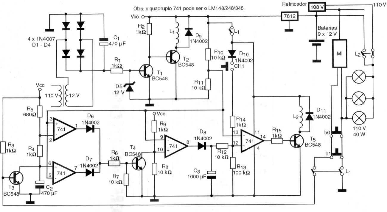 Luz de emergencia temporizada
Luz de emergencia temporizada