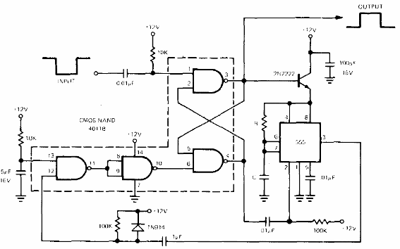 Monoestable CMOS de muy bajo consumo
Monoestable CMOS de muy bajo consumo