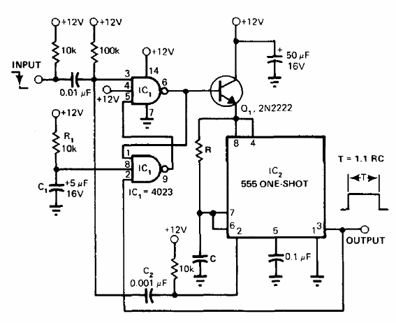 Monoestable de Ultra Bajo Consumo 555
Monoestable de Ultra Bajo Consumo 555