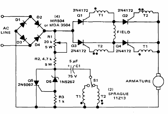 Control de motor Tipo Serie
Control de motor Tipo Serie