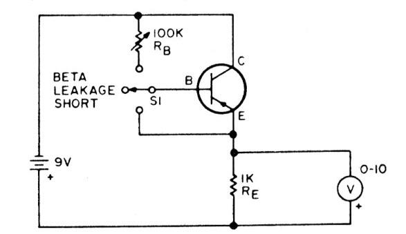 Adaptador para prueba de transistores 
