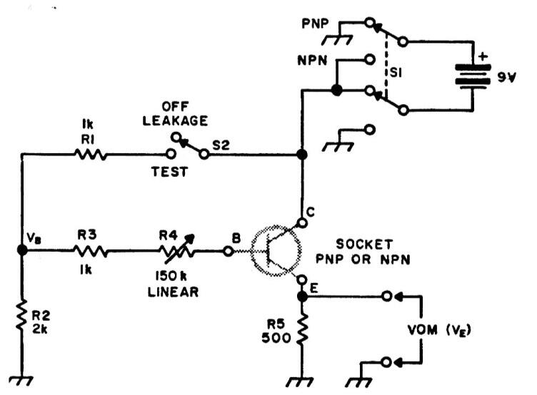 Adaptador para prueba de transistores con el multímetro
Adaptador para prueba de transistores con el multímetro