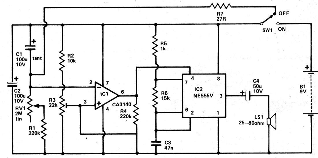 Timer CA3140 y 555
Timer CA3140 y 555