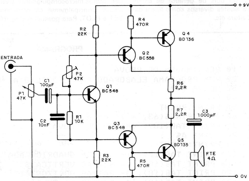 Amplificador de media potencia
Amplificador de media potencia